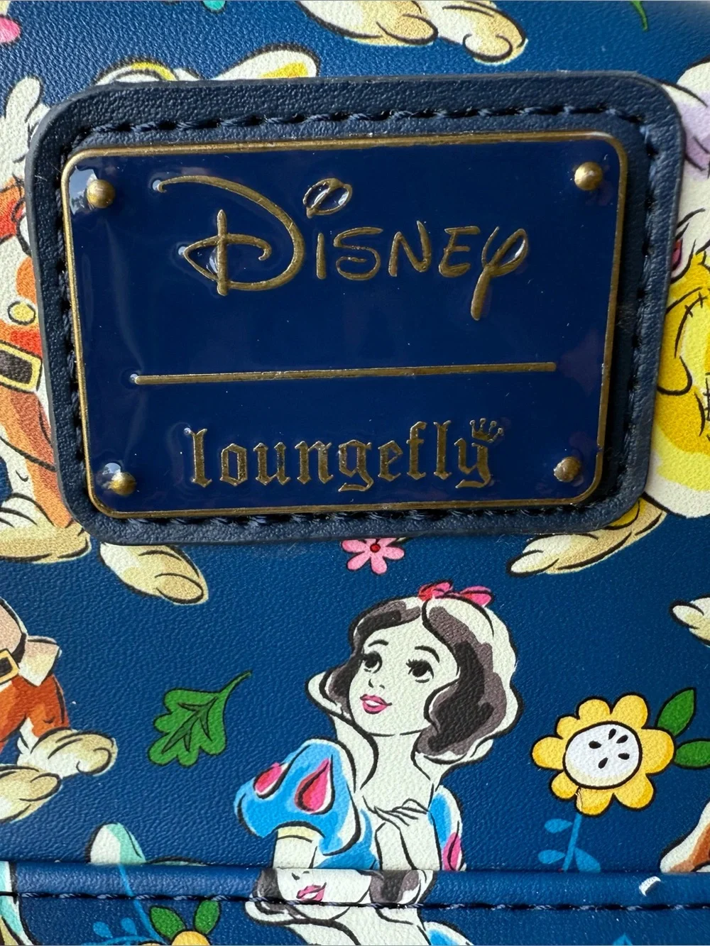 Loungefly Disney Snow White and the Seven Dwarfs Floral Watercolor Allover Print